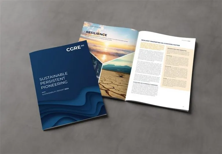 CGRE Nachhaltigkeitsbericht Cover